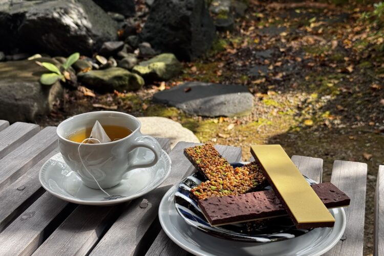 頂き物のチョコレートにはプーアル茶黒がベストチョイスでした。